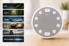 Portable White Noise Machine for Sleep - USB-C Rechargeable Sound Machine to Mask Snoring with Night Light, Timer for Baby Nursery & Travel
