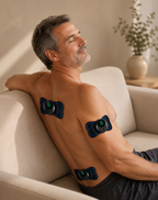 EMS Neck & Back Massager – Wireless Electric Muscle Stimulation for Full Body Muscle Recovery, Lymphatic Drainage, Pain Relief & Circulation