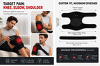 Cordless Red Light Therapy Wrap for Knee & Muscle Pain Relief – Infrared & Near Infrared LED Light Therapy Device for Muscle Recovery, Joint Pain & Full Body Treatment