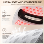 Red Light Therapy Face Mask – Near Infrared Light Therapy for Anti-Aging, Acne Treatment & Skin Rejuvenation  – Cordless Rechargeable At-Home Skincare Device