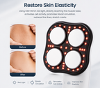 Cellulite Treatment & Body Sculpting Massager – Stretch Mark Removal Device with RF Skin Tightening, EMS Microcurrent & Red Light Therapy