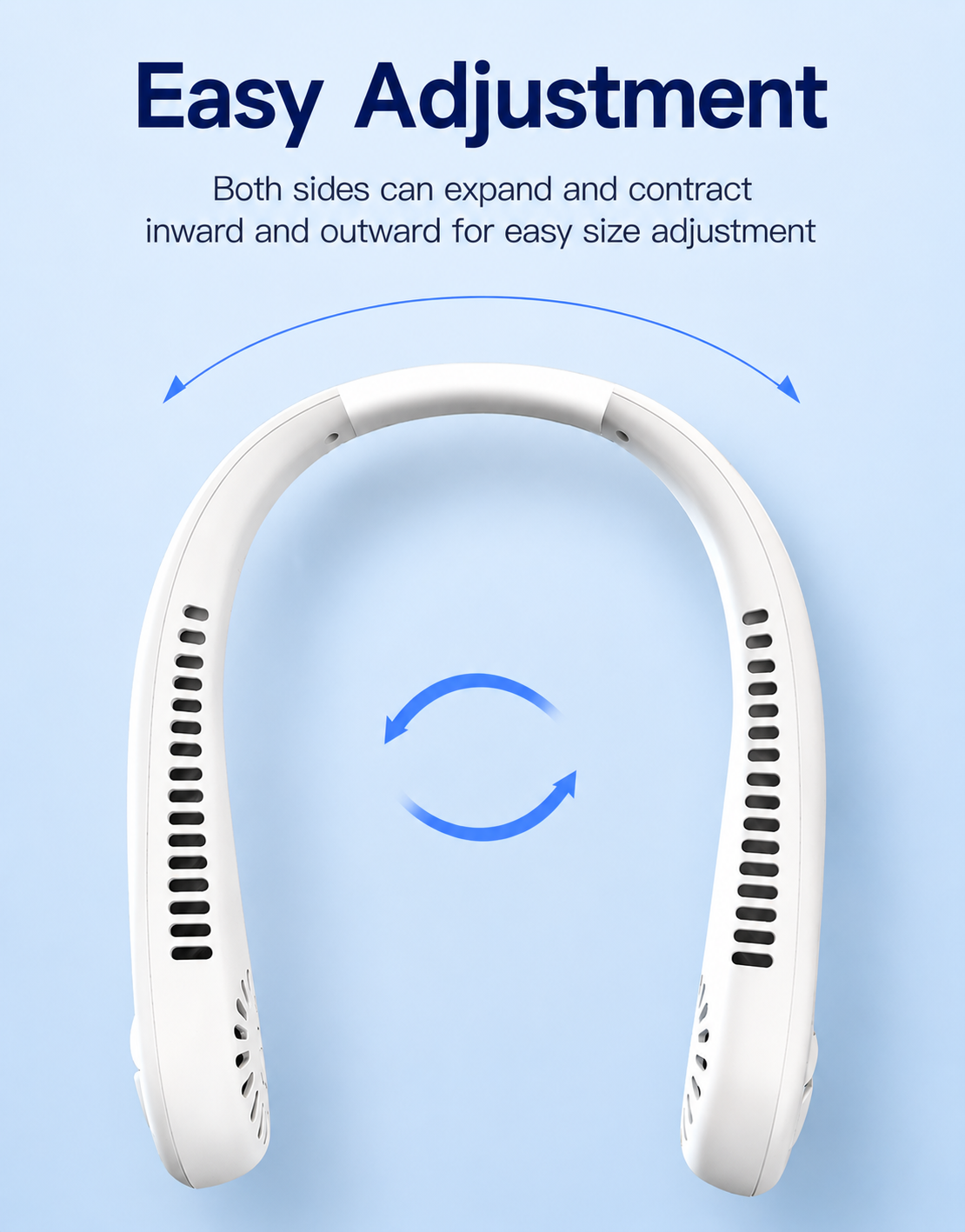 Portable Neck Fan – Hands-Free Personal Cooling Fan