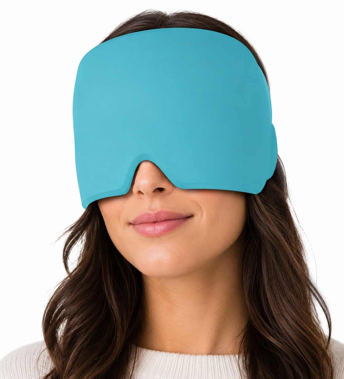 Ice Compression Migraine Relief Cap – Cooling Gel Headache Relief Mask for Migraines, Sinus Pressure, Eye Strain & Cold Therapy