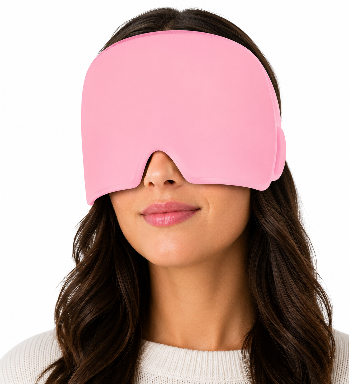 Ice Compression Migraine Relief Cap – Cooling Gel Headache Relief Mask for Migraines, Sinus Pressure, Eye Strain & Cold Therapy