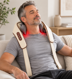 Heated Neck & Back Massager – Deep Tissue Massage with Heat Therapy for Neck, Shoulder & Back Pain Relief & Muscle Recovery
