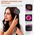 Red Light Scalp Massager for Hair Growth - Electric Hair Growth Comb for Men & Women, LED Therapy for Hair Loss, Thinning Hair & Scalp Stimulation