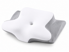 Cervical Neck Pain Relief Memory Foam Pillow – Ergonomic Orthopedic Contour Pillow for Side, Back & Stomach Sleepers with Cooling Cover