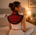 Cordless Red Light Therapy Wrap for Neck, Shoulder & Back Pain Relief – Infrared & Near-Infrared Light Therapy for Muscle Recovery – Rechargeable & Portable Recovery Device