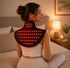 Cordless Red Light Therapy Wrap for Neck, Shoulder & Back Pain Relief – Infrared & Near-Infrared Light Therapy for Muscle Recovery – Rechargeable & Portable Recovery Device