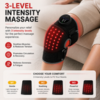 Red Light Therapy Knee Brace with Heat & Vibration