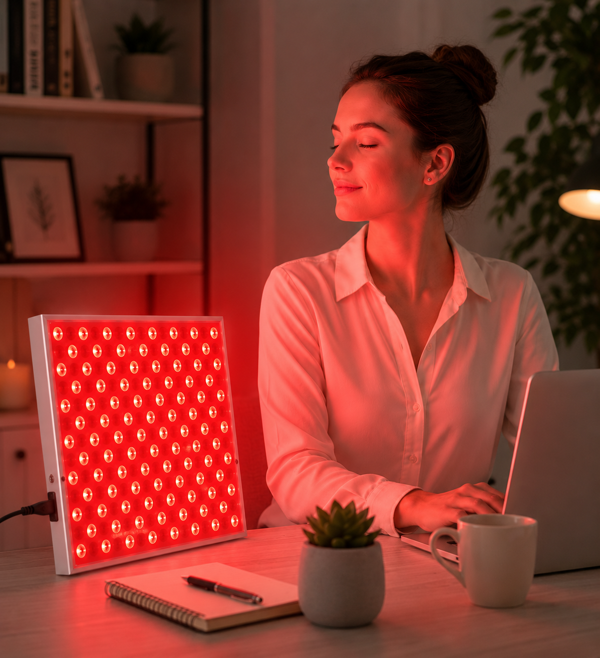 Professional LED Red Light Therapy Panel – Infrared & Near Infrared Light Therapy for Pain Relief, Muscle Recovery, Anti-Aging & Skin Rejuvenation
