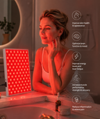 Professional LED Red Light Therapy Panel – Infrared & Near Infrared Light Therapy for Pain Relief, Muscle Recovery, Anti-Aging & Skin Rejuvenation