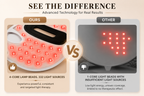 Red Light Therapy Face Mask – Near Infrared Light Therapy for Anti-Aging, Acne Treatment & Skin Rejuvenation  – Cordless Rechargeable At-Home Skincare Device