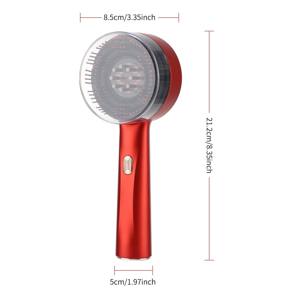 Red Light Scalp Massager for Hair Growth - Electric Hair Growth Comb for Men & Women, LED Therapy for Hair Loss, Thinning Hair & Scalp Stimulation